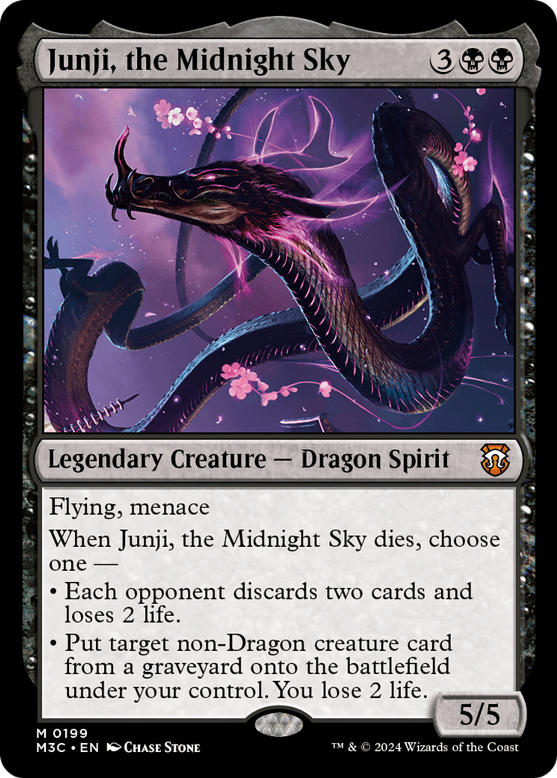 Junji, le ciel de minuit — Modern Horizons 3 Commander — Magic: The Gathering