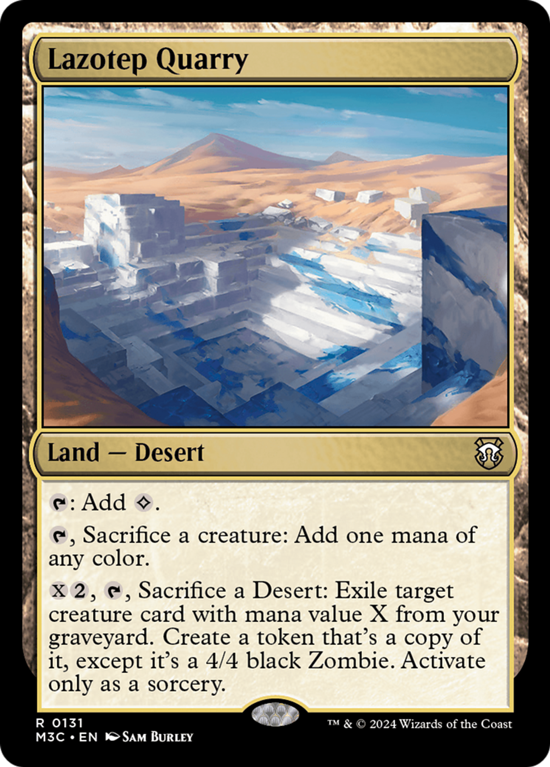 Carrière de lazotèpe — Modern Horizons 3 Commander — Magic: The Gathering