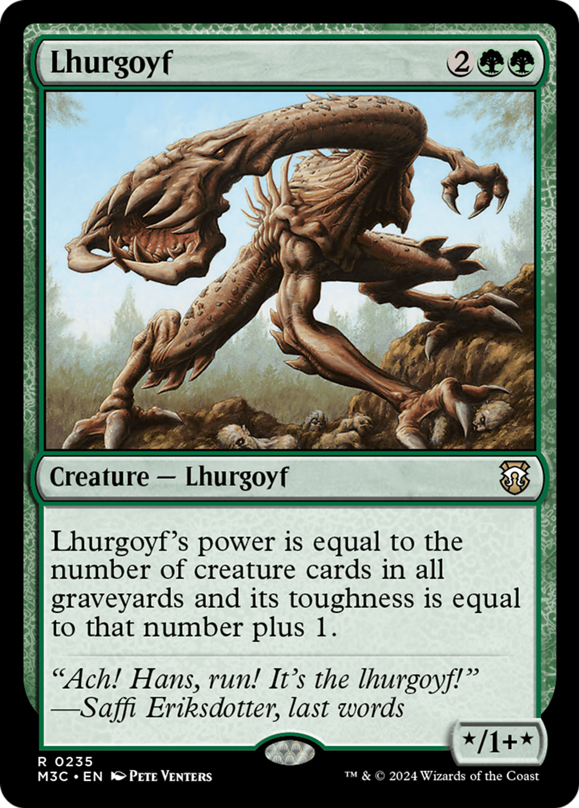 Lhurgoyf — Modern Horizons 3 Commander — Magic: The Gathering