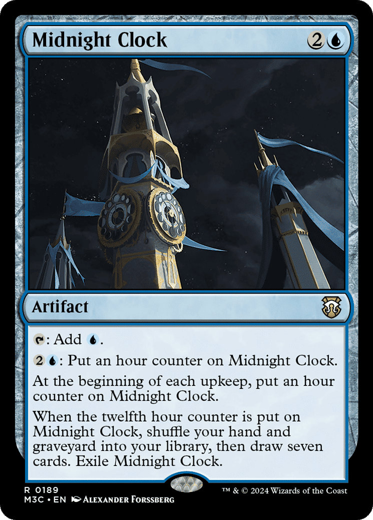 Midnight Clock — Modern Horizons 3 Commander — Magic: The Gathering