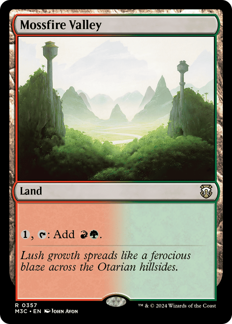 Mossfire Valley — Modern Horizons 3 Commander — Magic: The Gathering