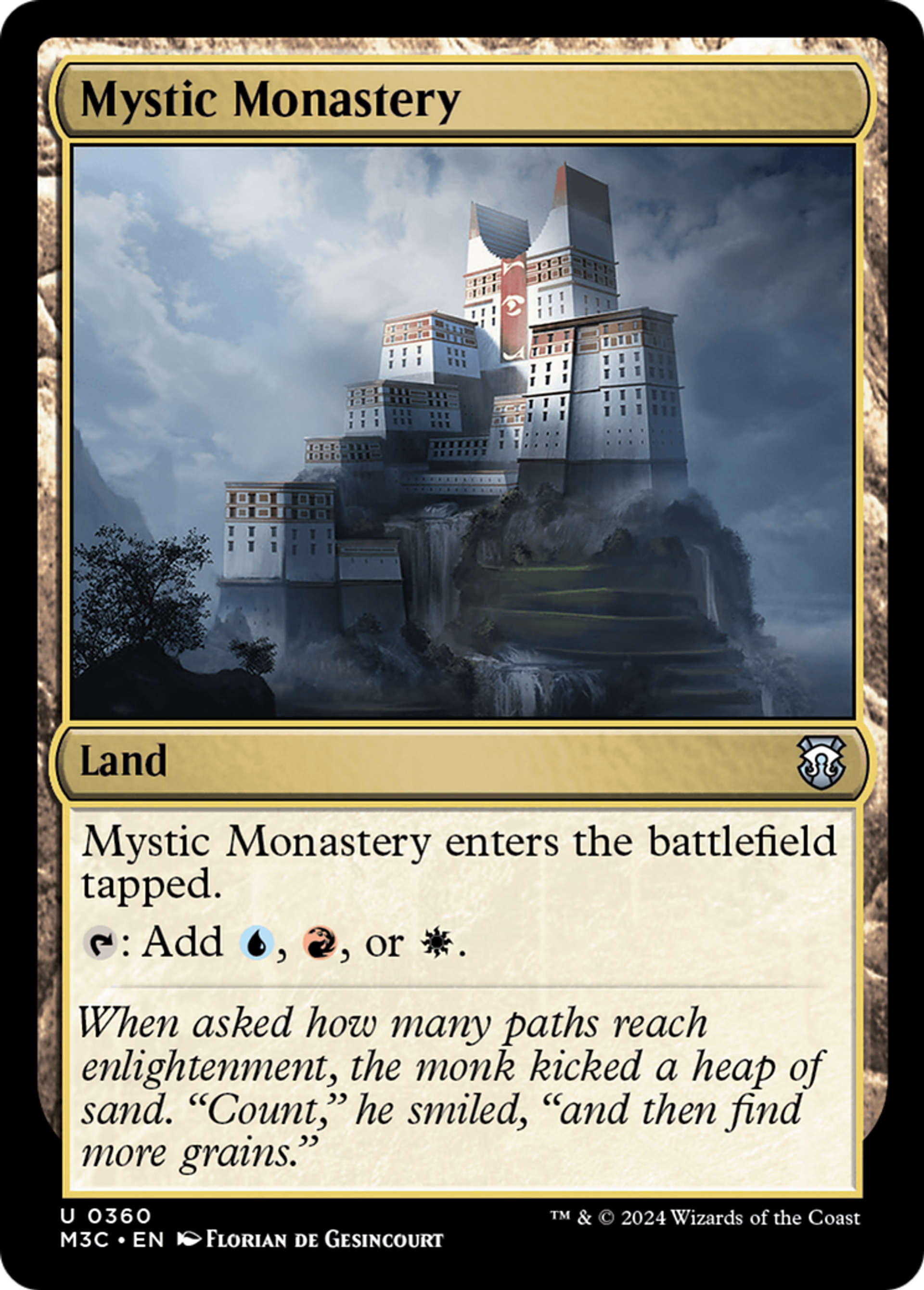 Monastère mystique — Modern Horizons 3 Commander — Magic: The Gathering