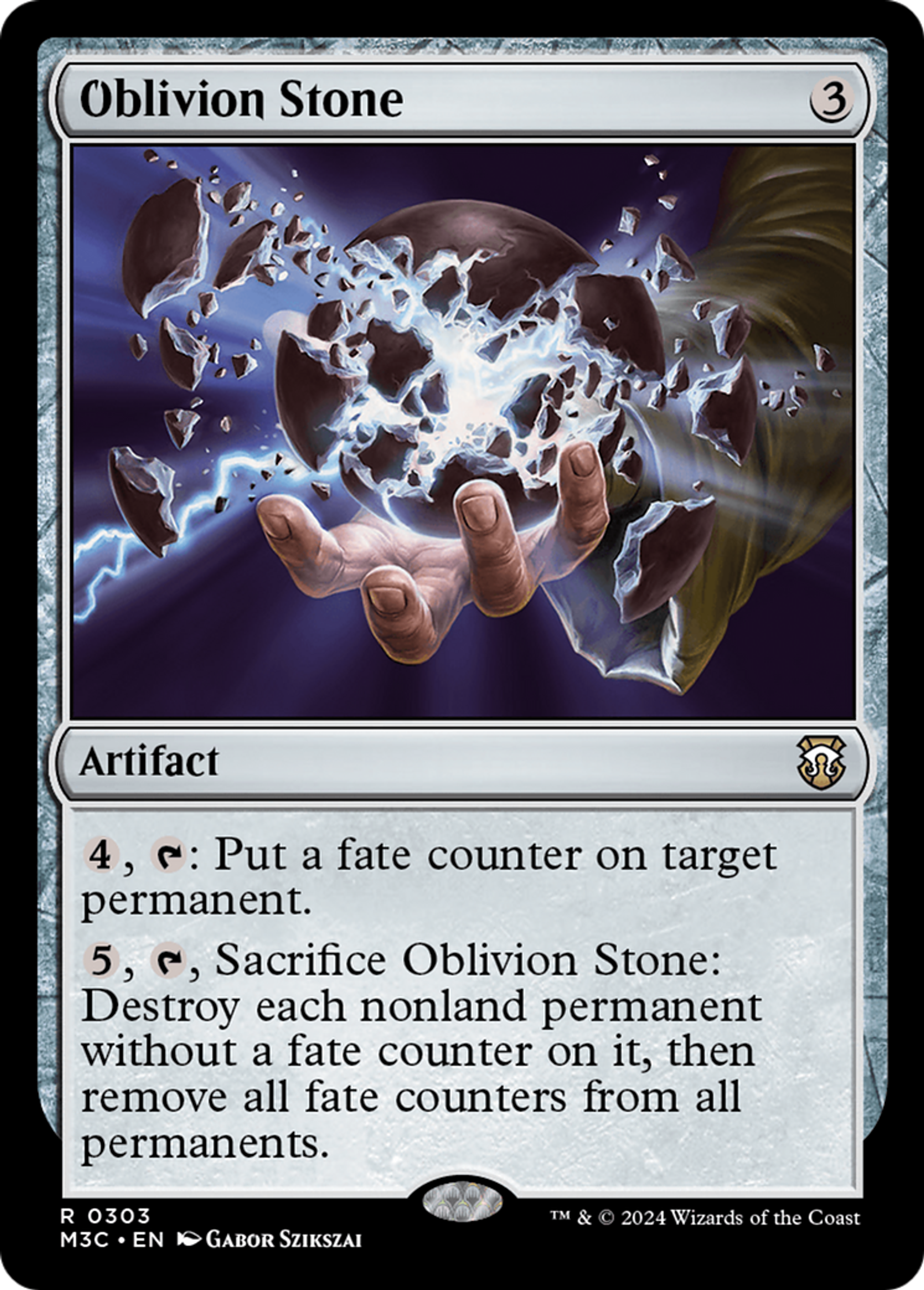 Oblivion Stone — Modern Horizons 3 Commander — Magic: The Gathering