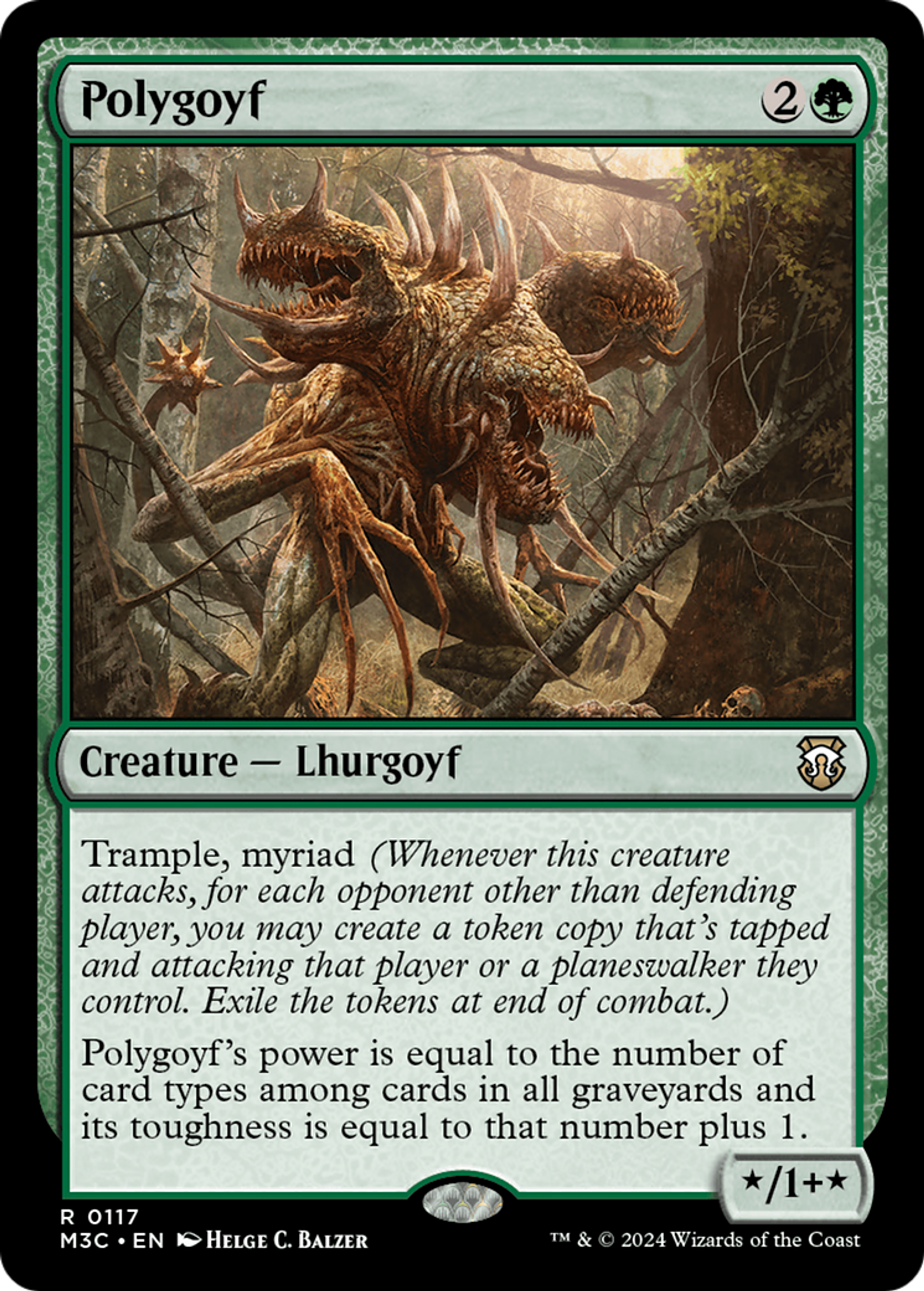 Polygoyf — Modern Horizons 3 Commander — Magic: The Gathering