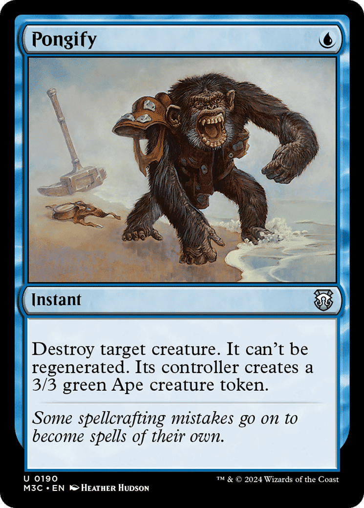 Pongify — Modern Horizons 3 Commander — Magic: The Gathering