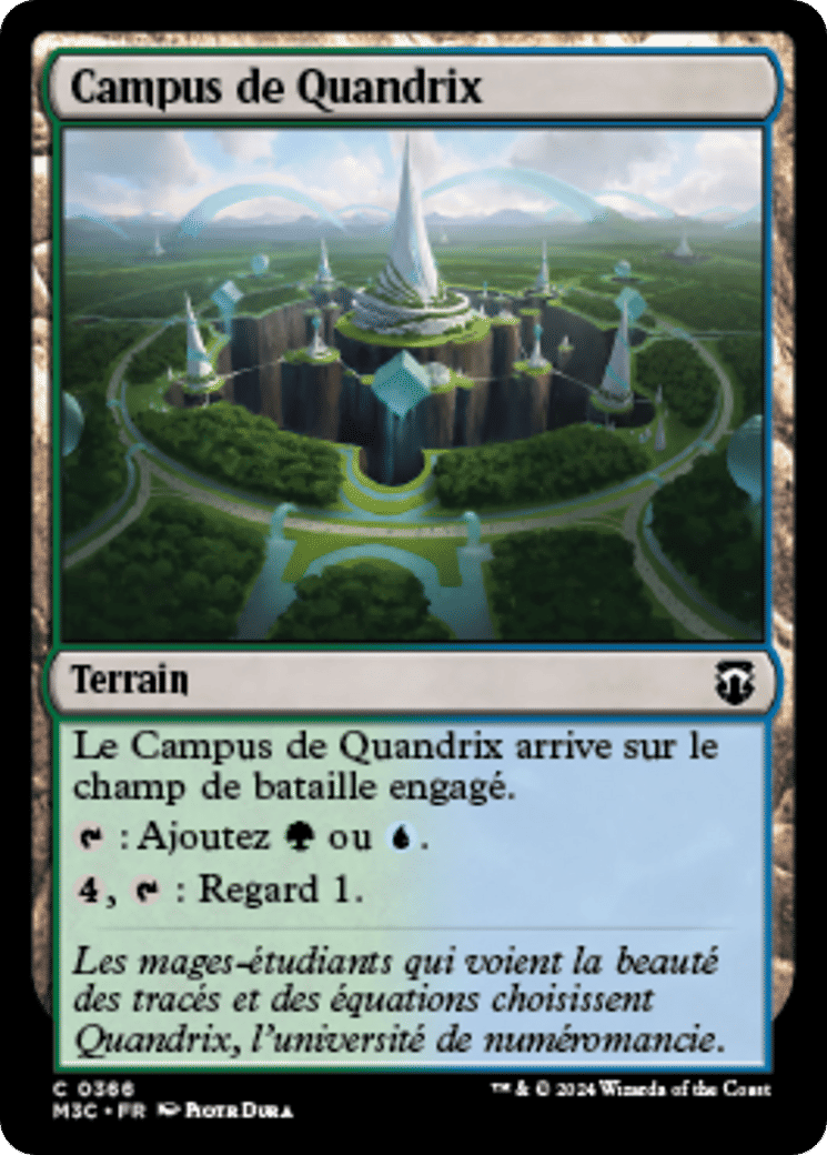 Campus de Quandrix — Modern Horizons 3 Commander — Magic: The Gathering