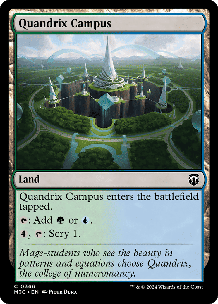 Quandrix Campus — Modern Horizons 3 Commander — Magic: The Gathering