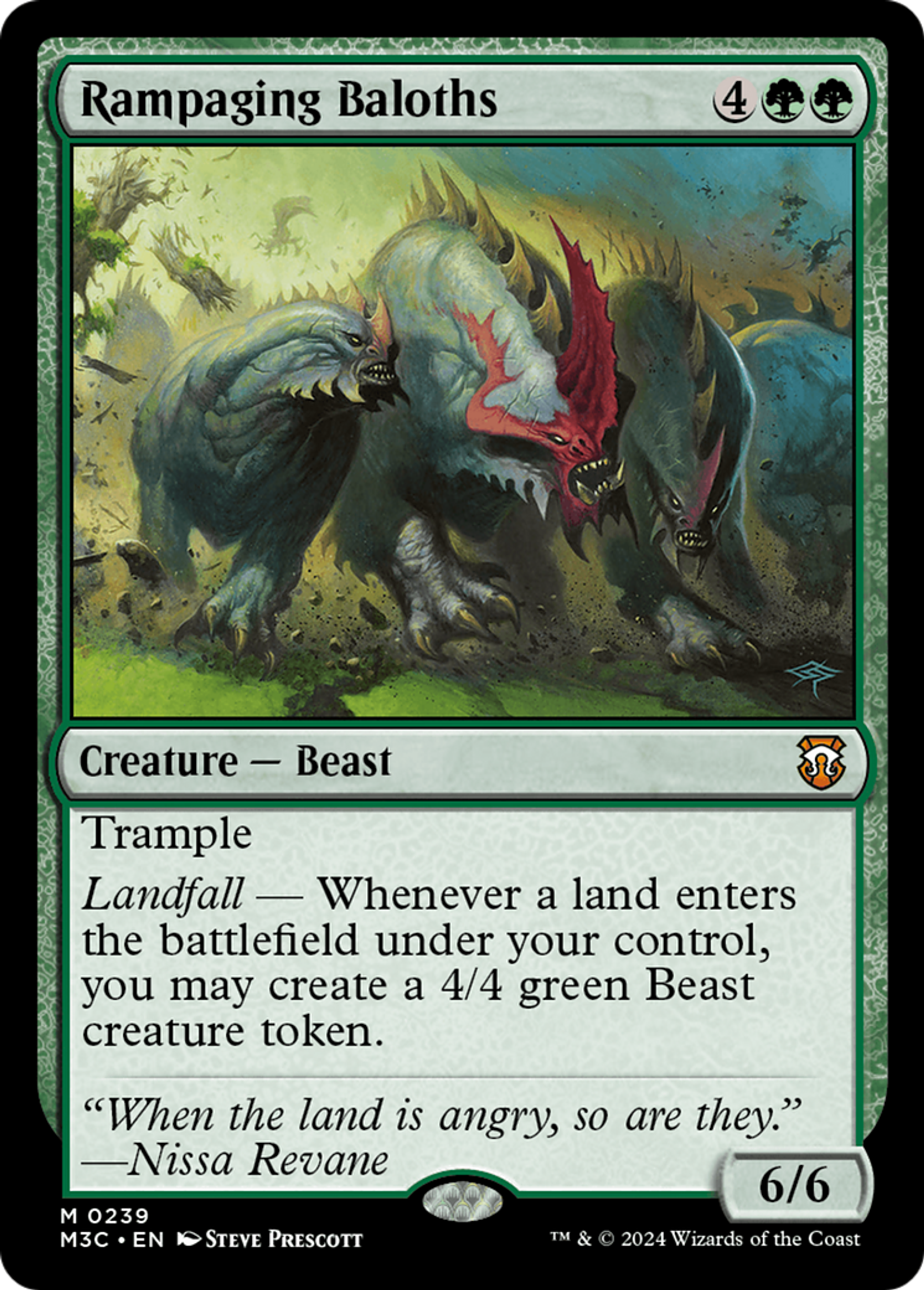 Rampaging Baloths — Modern Horizons 3 Commander — Magic: The Gathering