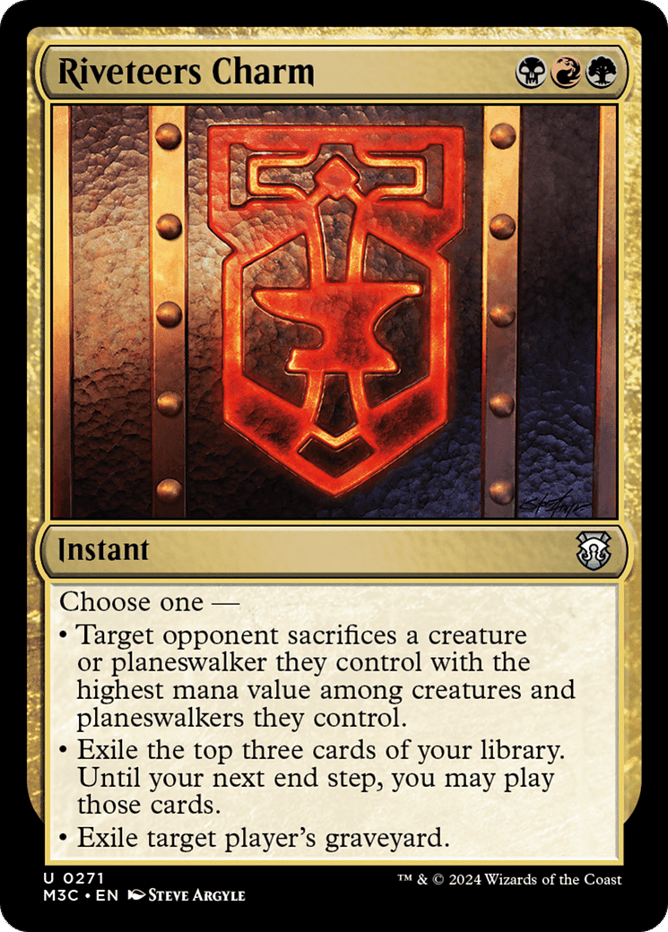 Riveteers Charm — Modern Horizons 3 Commander — Magic: The Gathering