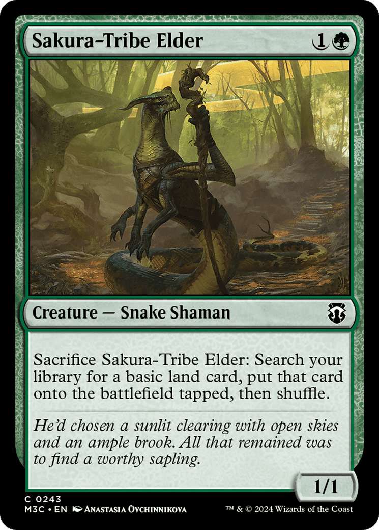Sakura-Tribe Elder — Modern Horizons 3 Commander — Magic: The Gathering