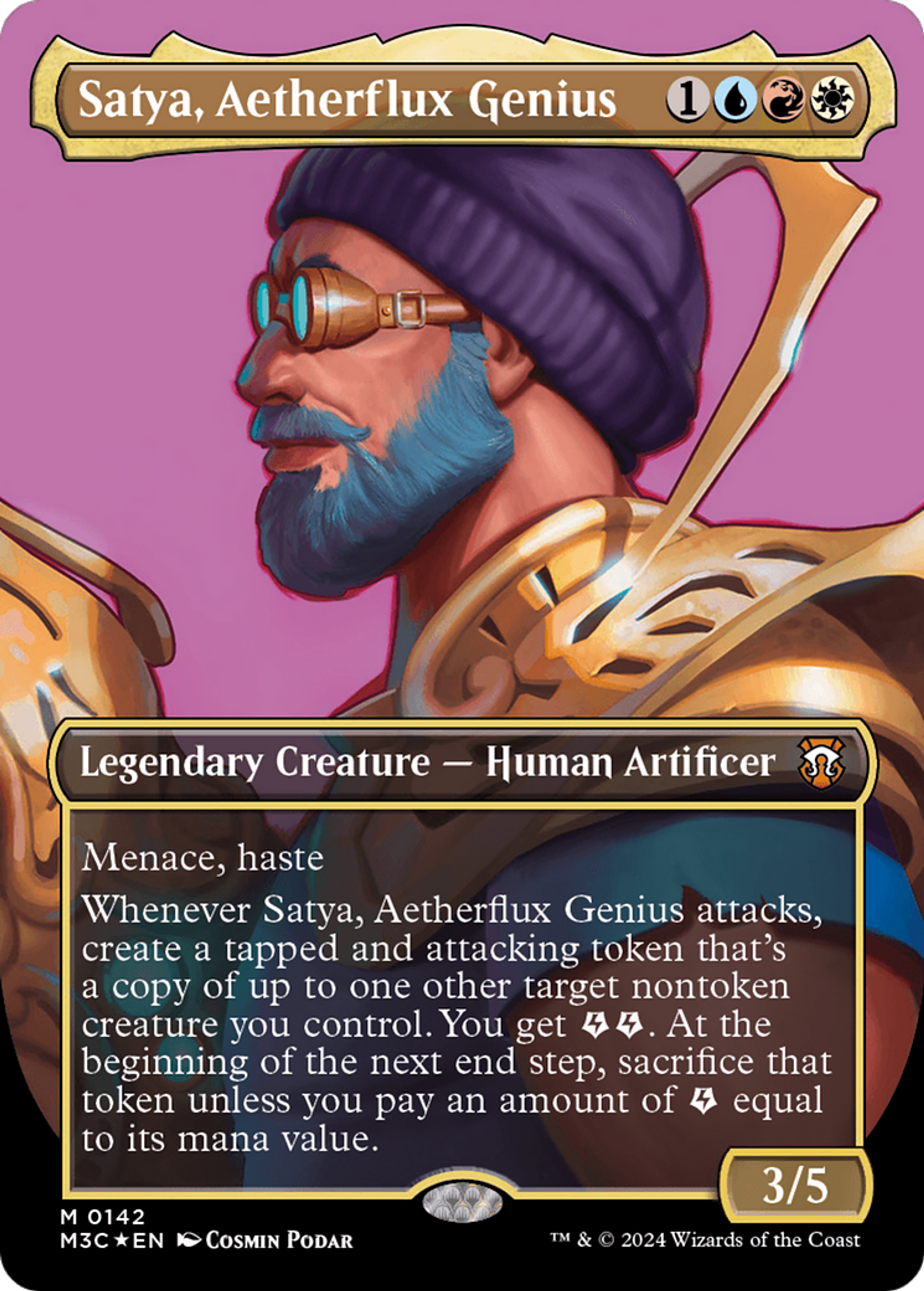 Satya, Aetherflux Genius — Modern Horizons 3 Commander — Magic: The Gathering