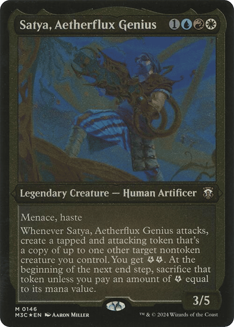Satya, Aetherflux Genius — Modern Horizons 3 Commander — Magic: The Gathering