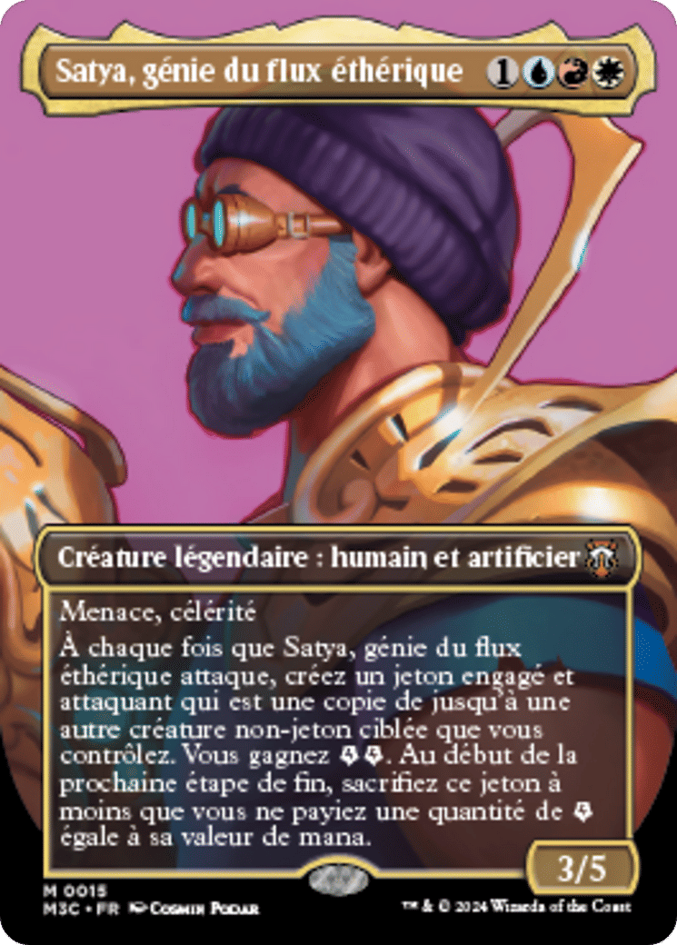 Satya, génie du flux éthérique — Modern Horizons 3 Commander — Magic: The Gathering
