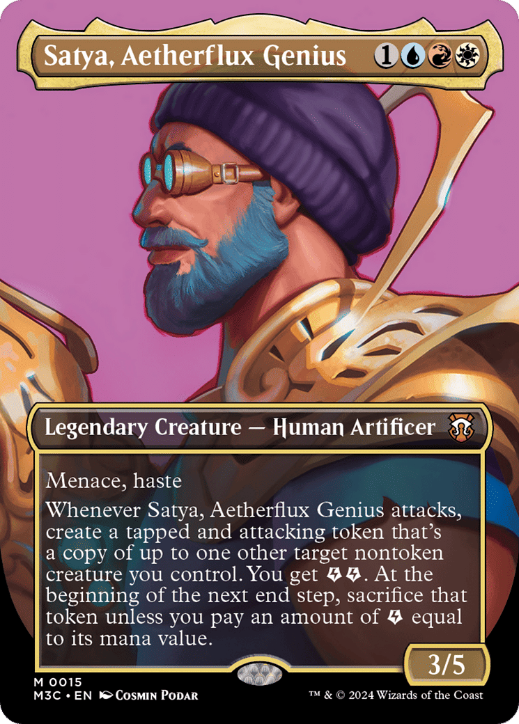 Satya, Aetherflux Genius — Modern Horizons 3 Commander — Magic: The Gathering