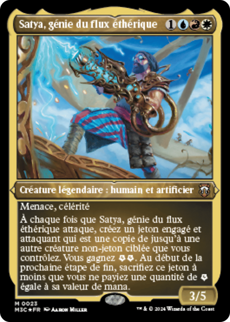 Satya, génie du flux éthérique — Modern Horizons 3 Commander — Magic: The Gathering