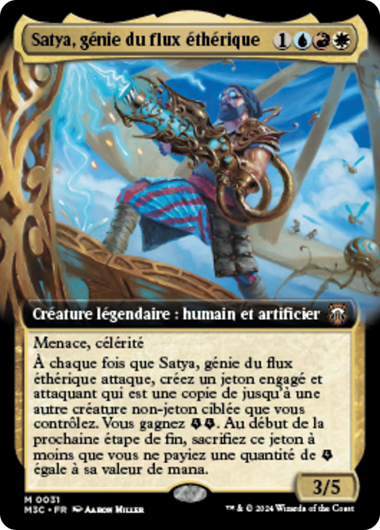 Satya, génie du flux éthérique — Modern Horizons 3 Commander — Magic: The Gathering