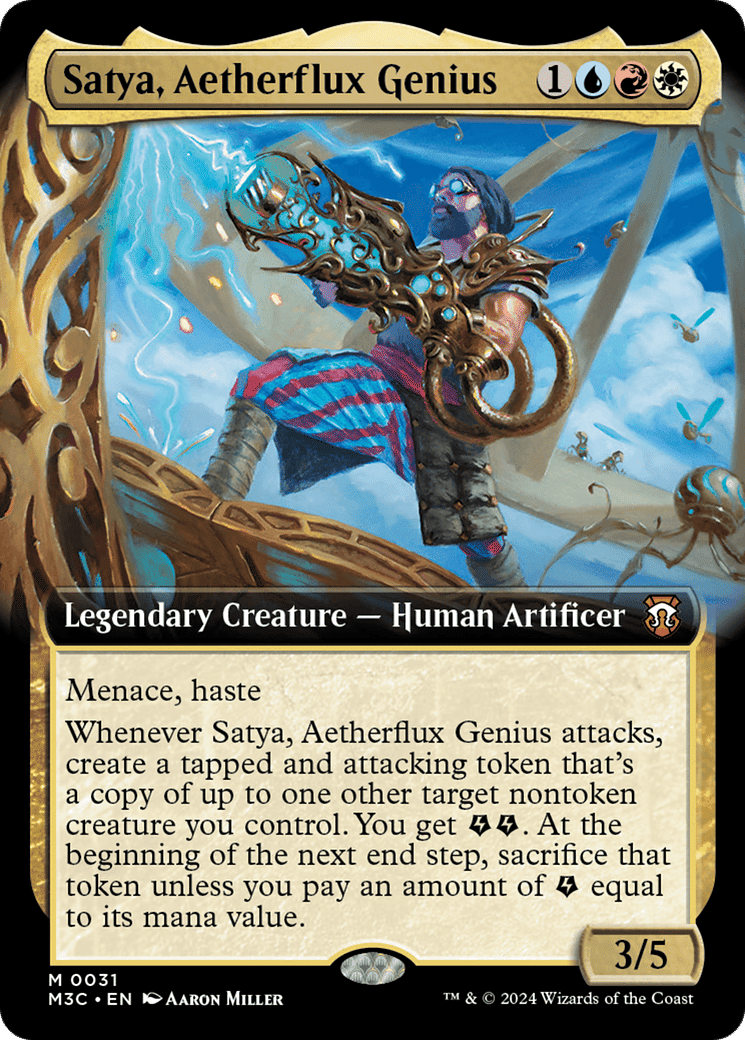 Satya, Aetherflux Genius — Modern Horizons 3 Commander — Magic: The Gathering
