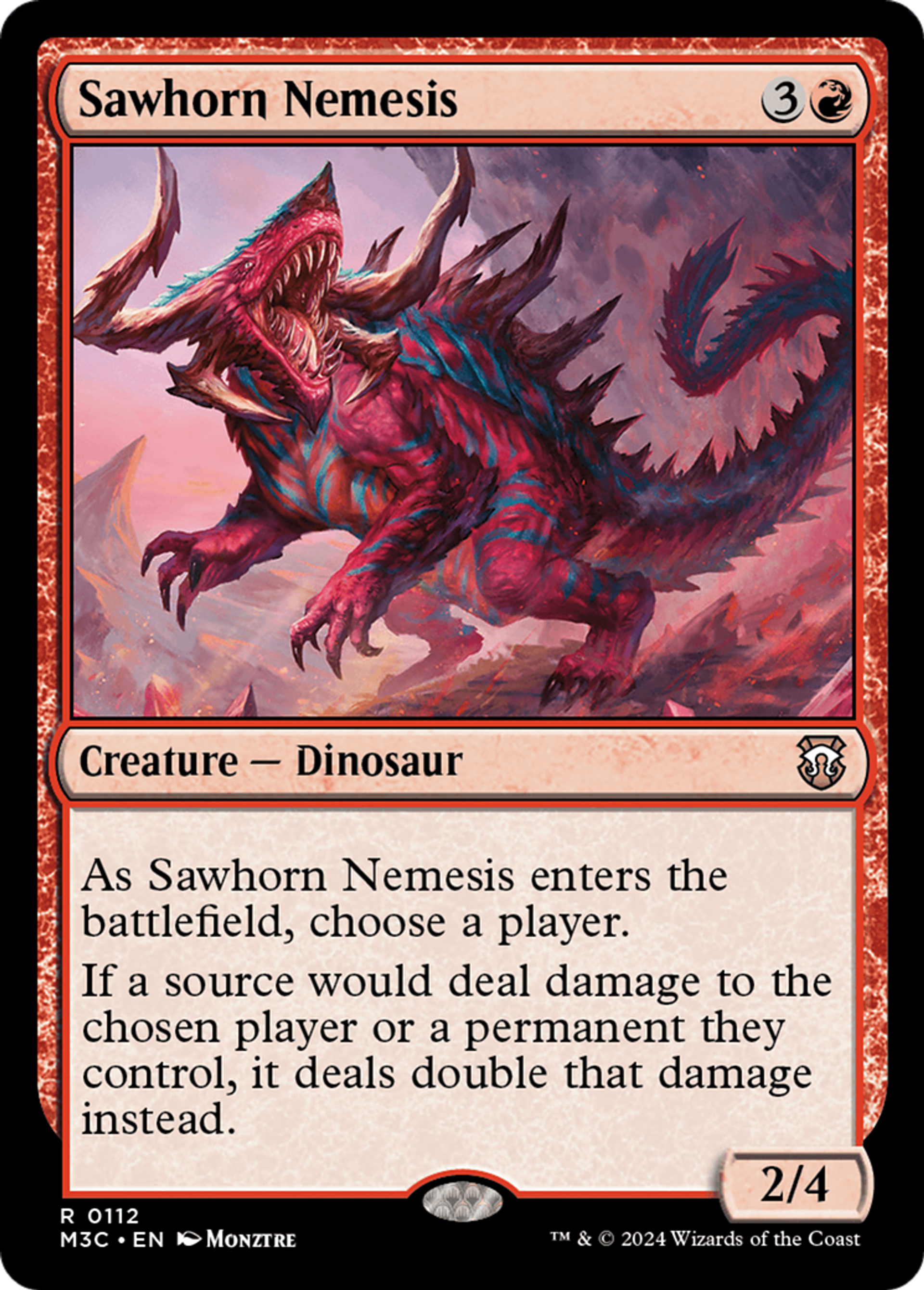 Sawhorn Nemesis — Modern Horizons 3 Commander — Magic: The Gathering