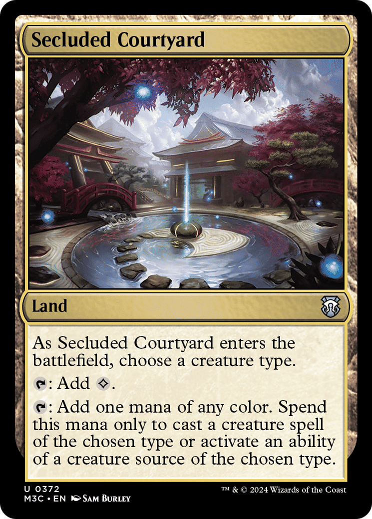 Secluded Courtyard — Modern Horizons 3 Commander — Magic: The Gathering