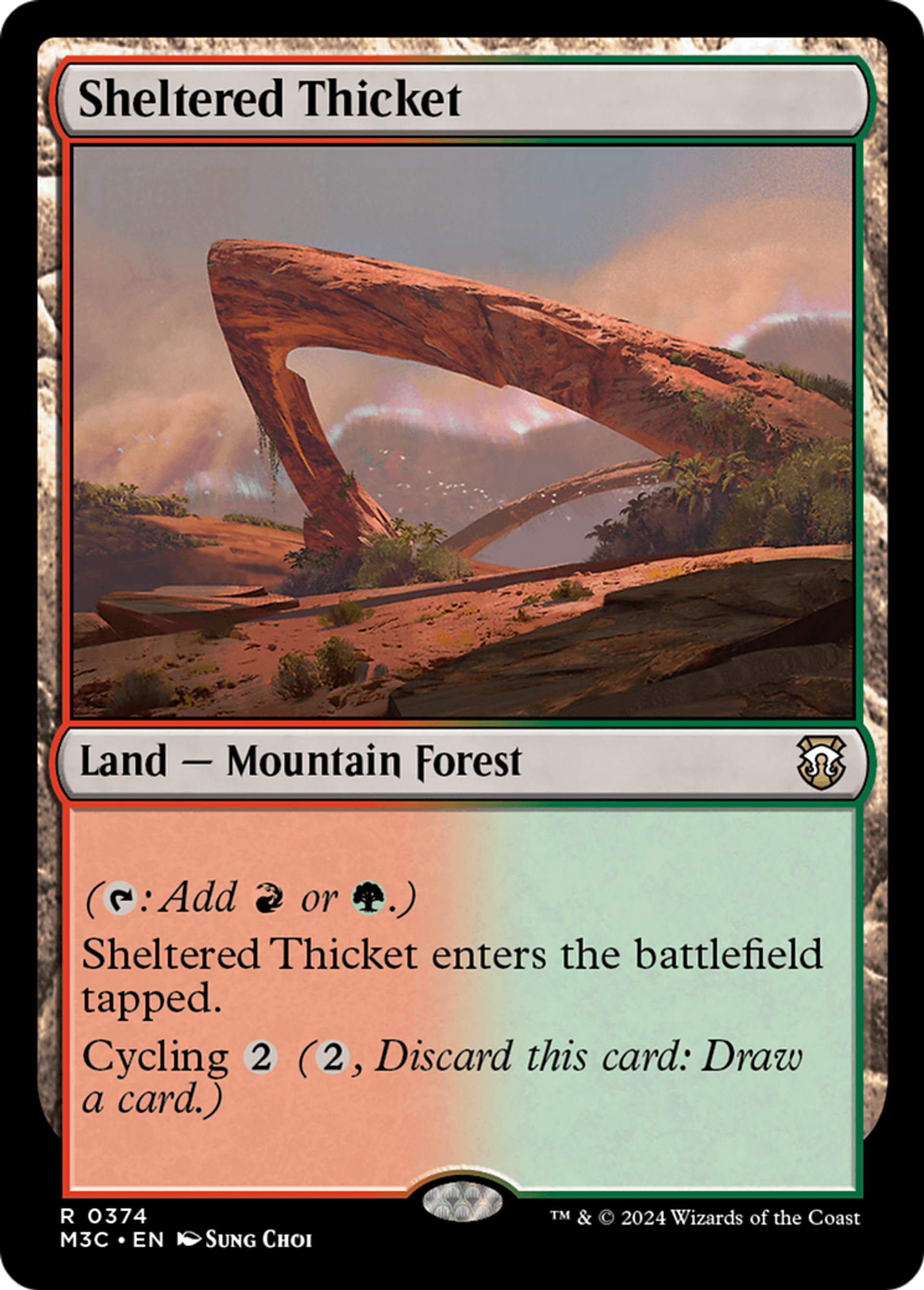 Sheltered Thicket — Modern Horizons 3 Commander — Magic: The Gathering