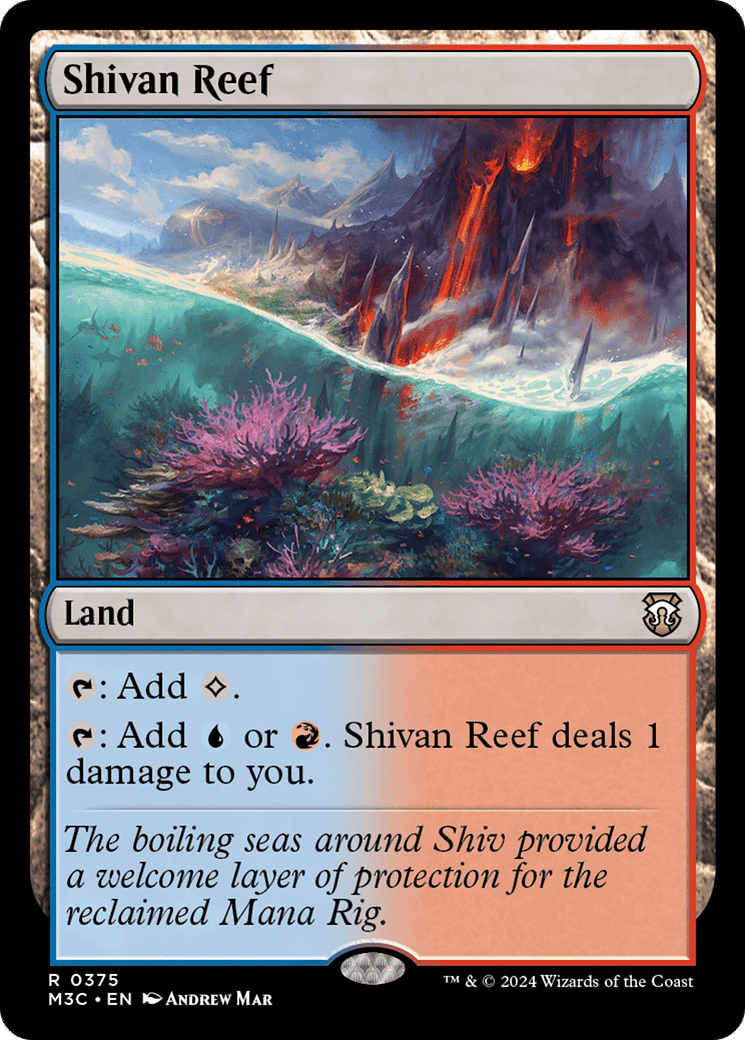 Shivan Reef — Modern Horizons 3 Commander — Magic: The Gathering
