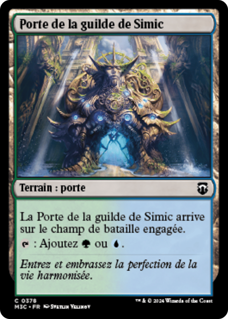 Porte de la guilde de Simic — Modern Horizons 3 Commander — Magic: The Gathering