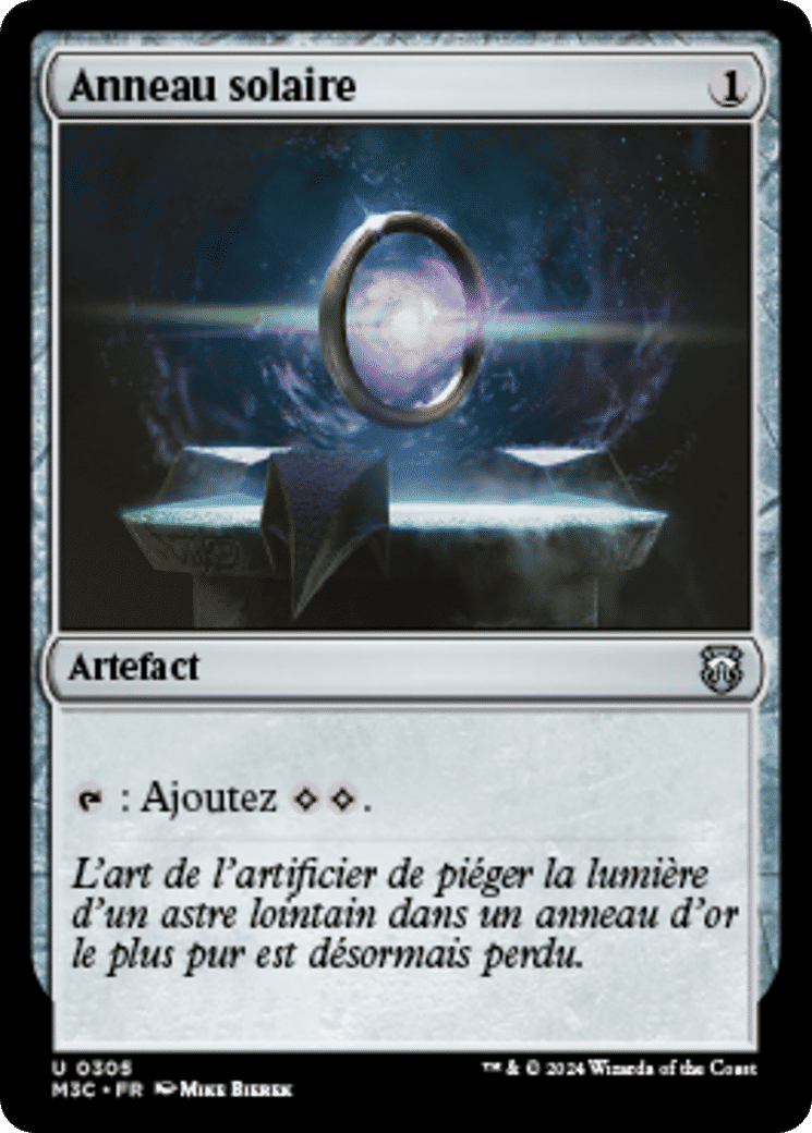 Anneau solaire — Modern Horizons 3 Commander — Magic: The Gathering
