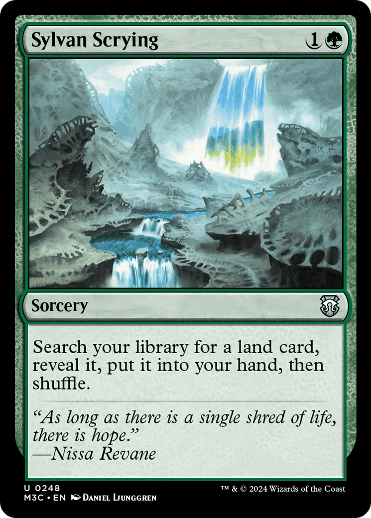 Sylvan Scrying — Modern Horizons 3 Commander — Magic: The Gathering