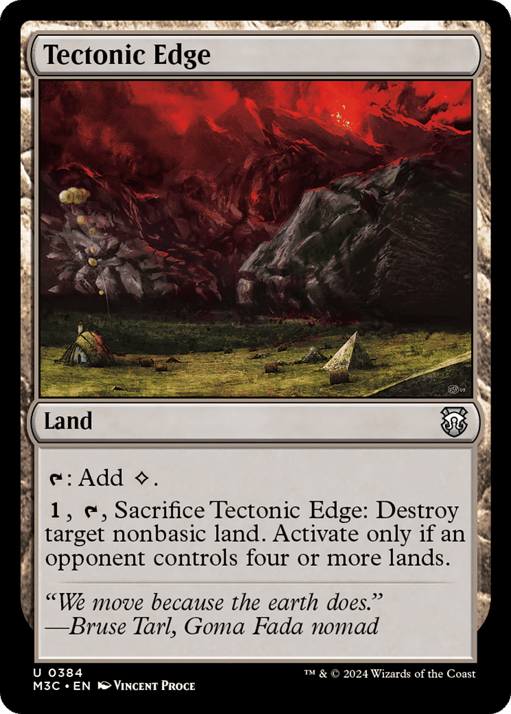 Tectonic Edge — Modern Horizons 3 Commander — Magic: The Gathering