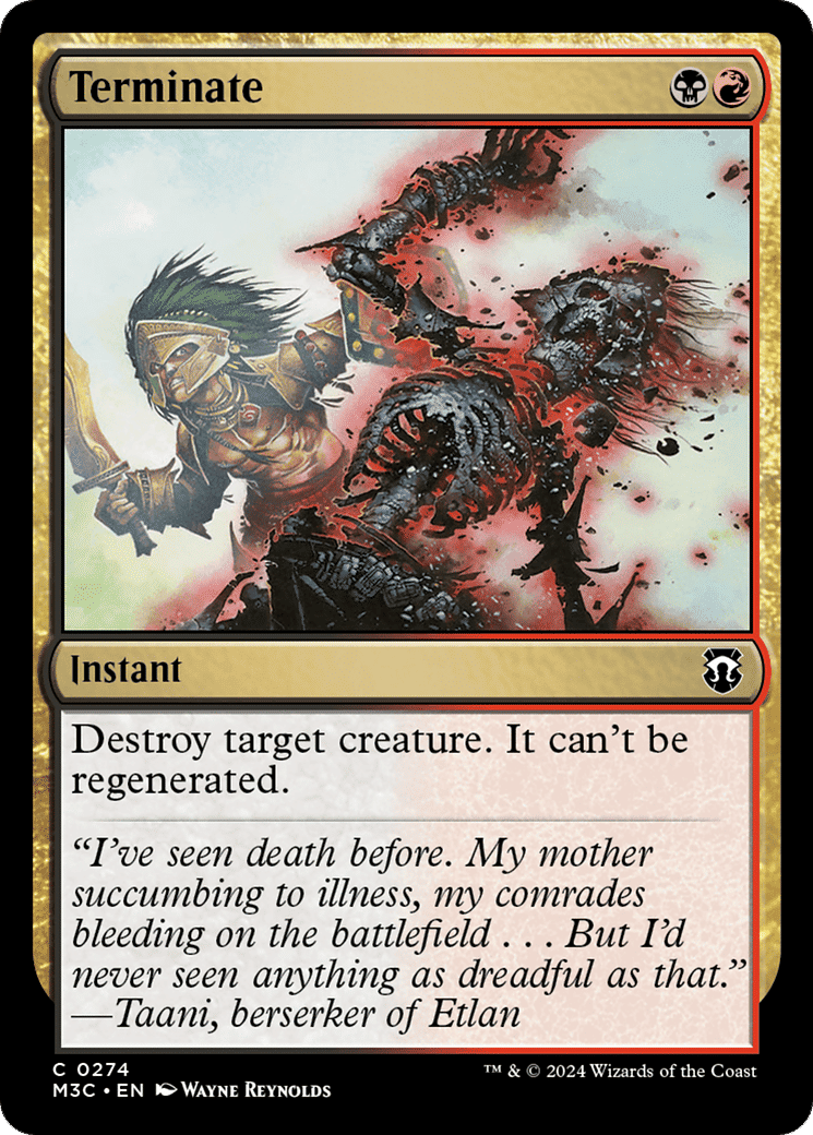 Terminate — Modern Horizons 3 Commander — Magic: The Gathering