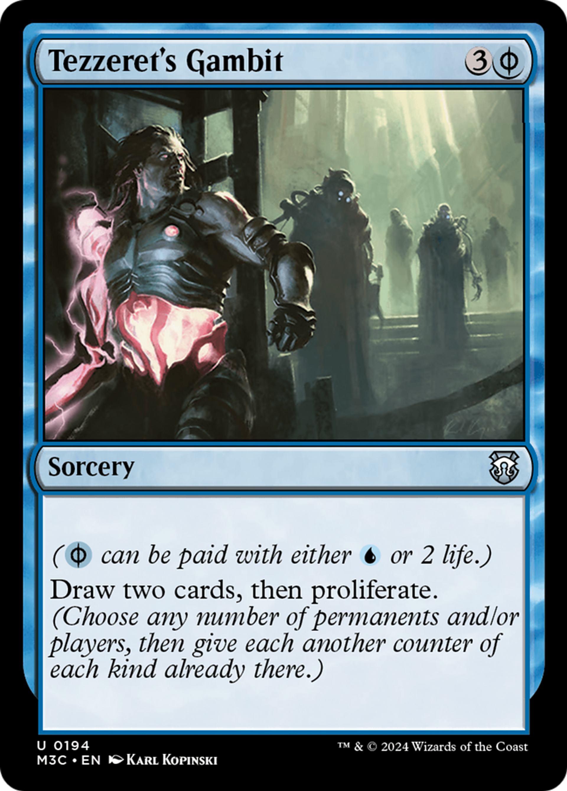 Tezzeret's Gambit — Modern Horizons 3 Commander — Magic: The Gathering