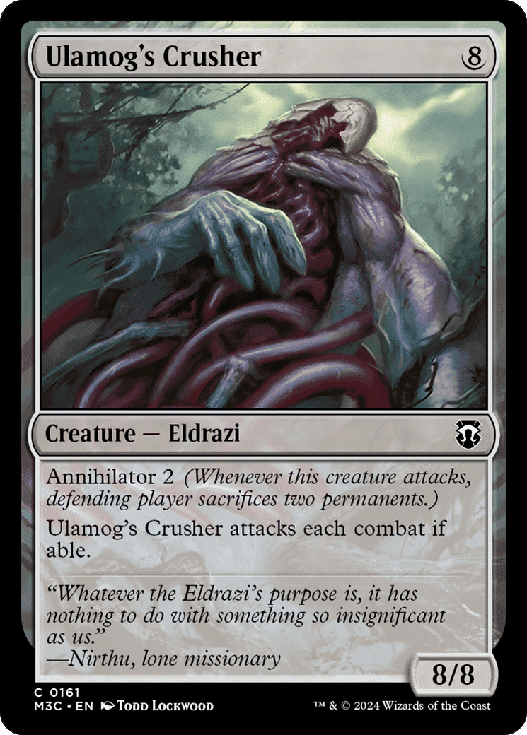 Ulamog's Crusher from Modern Horizons 3 Commander - Magic: The Gathering