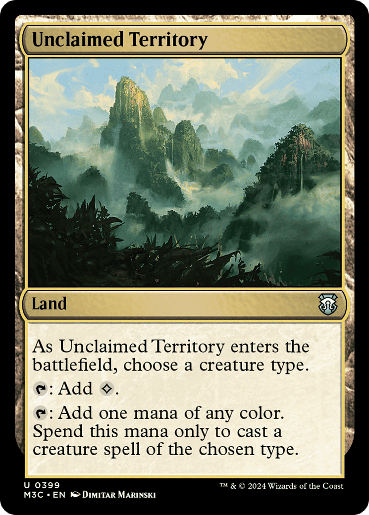 Unclaimed Territory — Modern Horizons 3 Commander — Magic: The Gathering