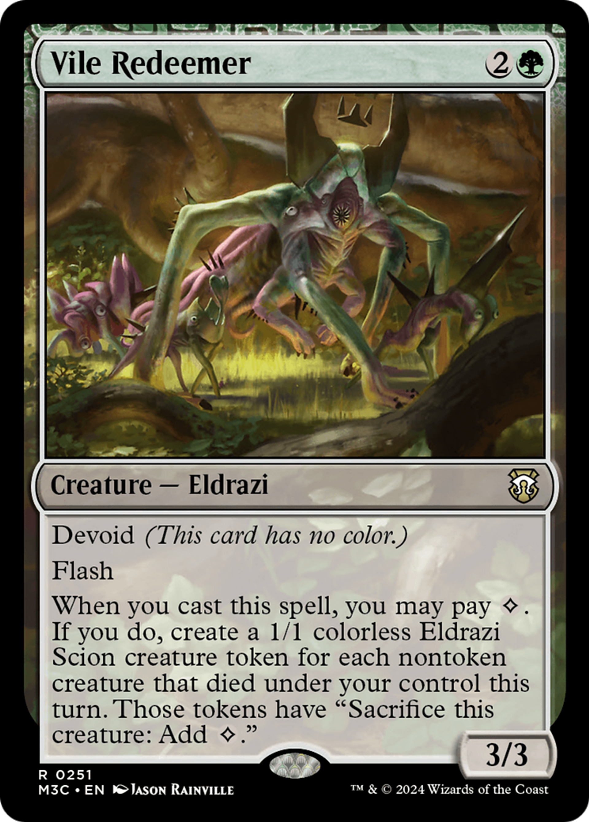 Vile Redeemer — Modern Horizons 3 Commander — Magic: The Gathering