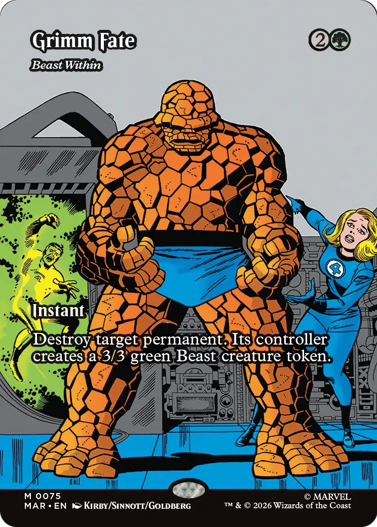 Beast Within — Marvel Universe — Magic: The Gathering
