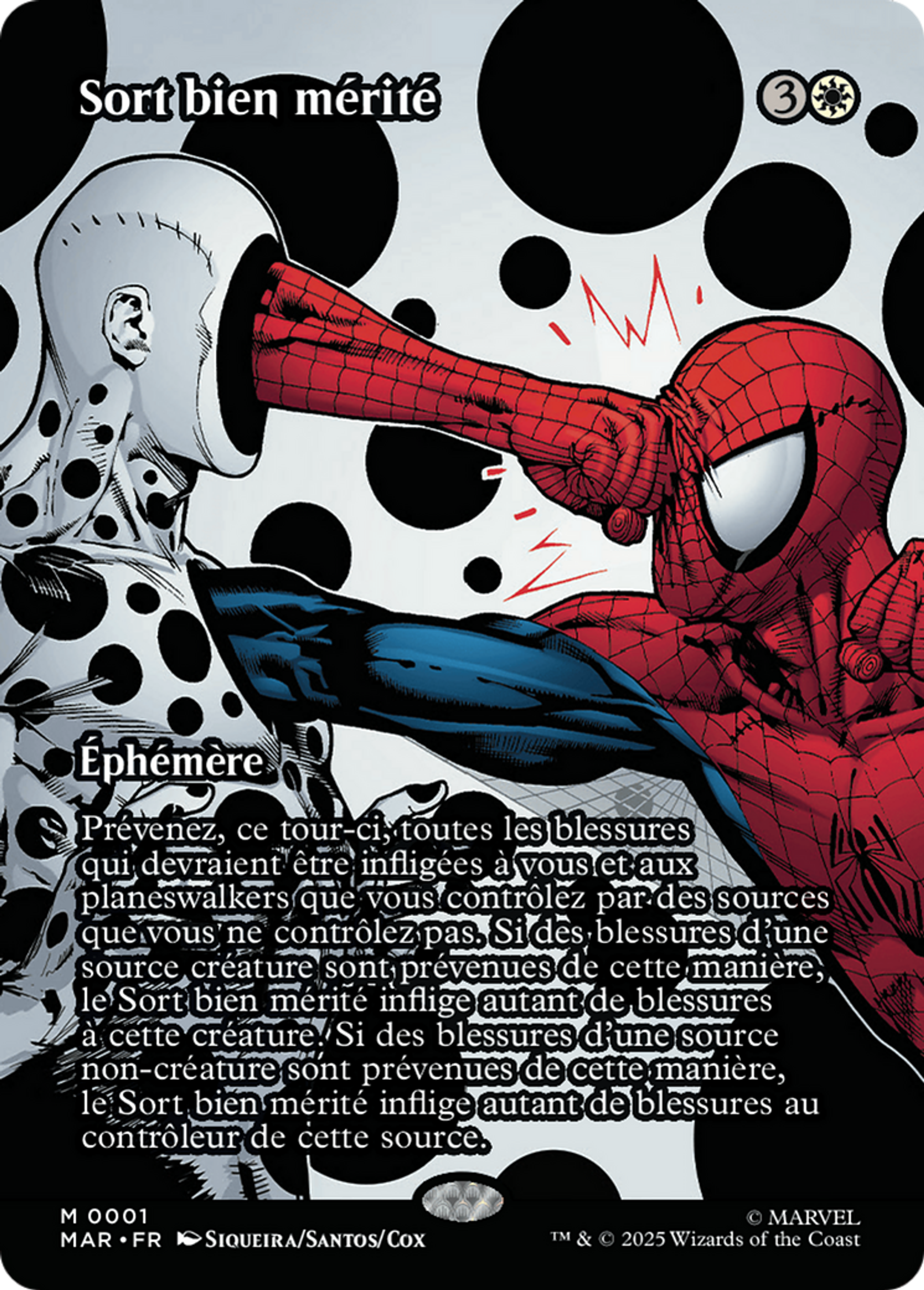 Sort bien mérité — Marvel Universe — Magic: The Gathering