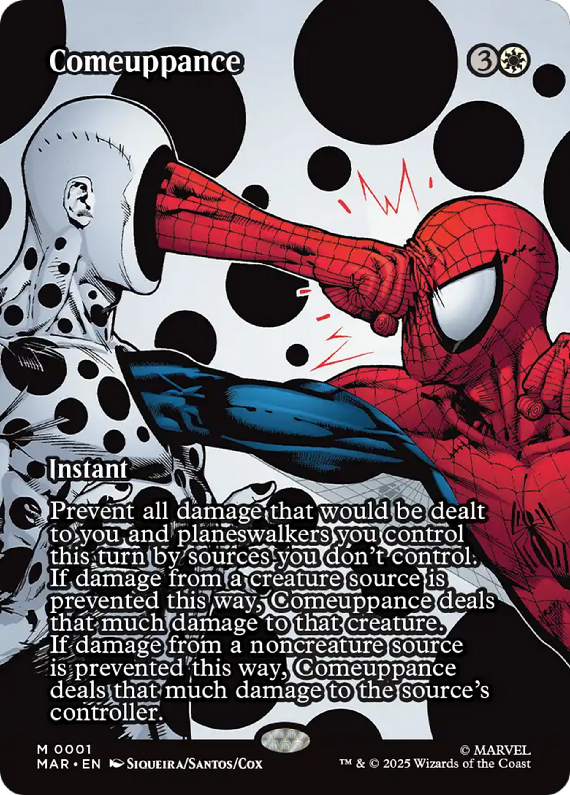 Sort bien mérité — Marvel Universe — Magic: The Gathering