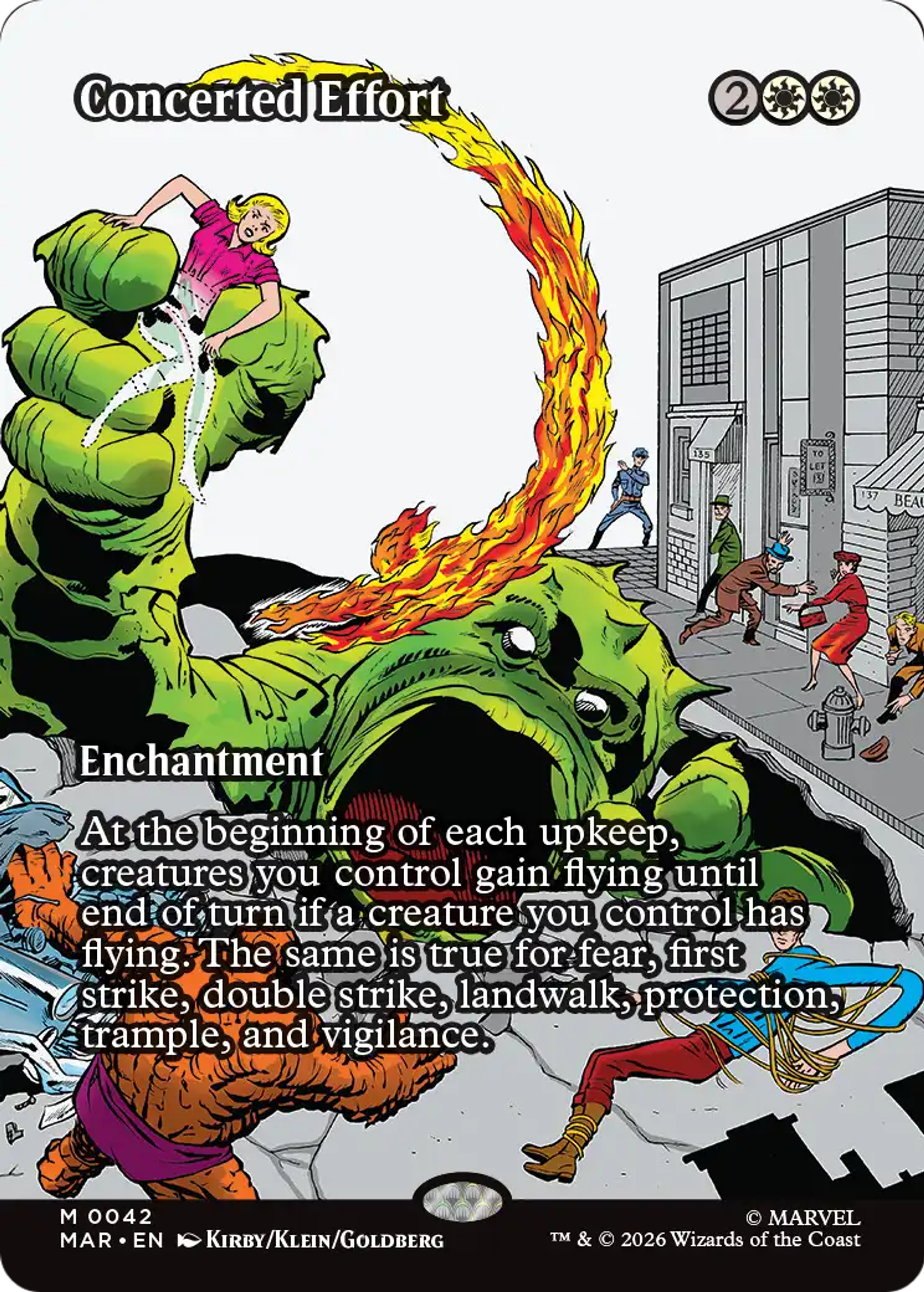 Concerted Effort — Marvel Universe — Magic: The Gathering