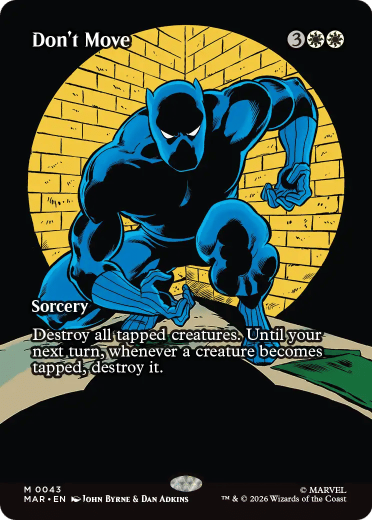Ne bougez pas ! — Marvel Universe — Magic: The Gathering