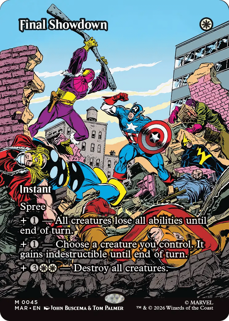 Final Showdown — Marvel Universe — Magic: The Gathering