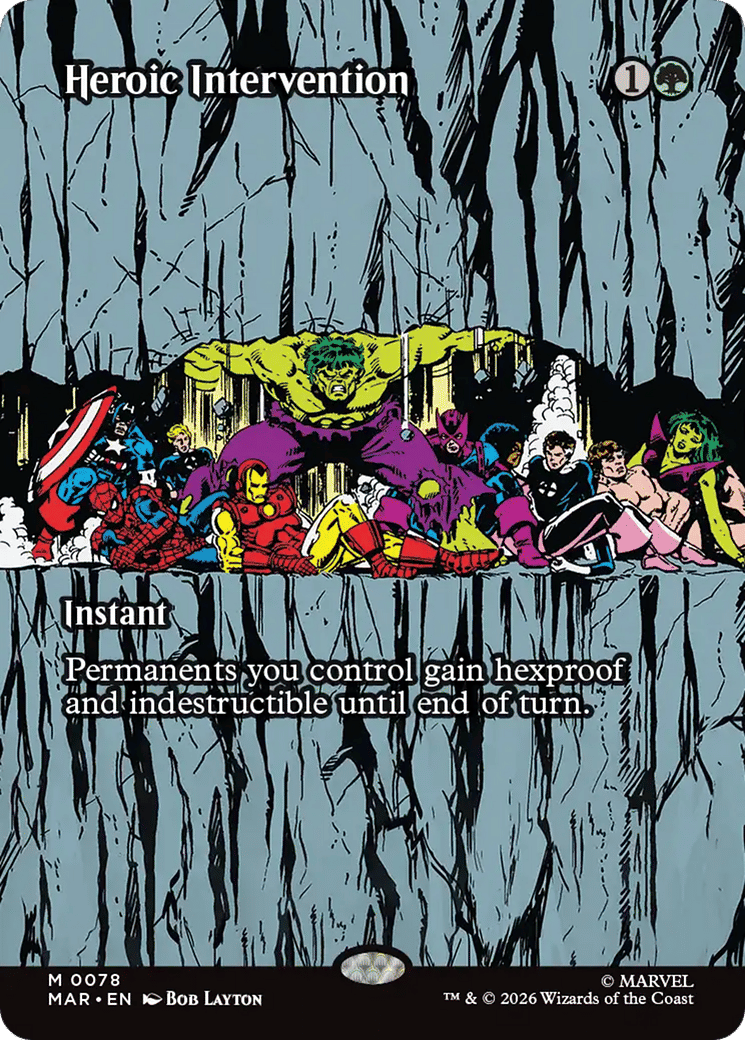 Heroic Intervention — Marvel Universe — Magic: The Gathering