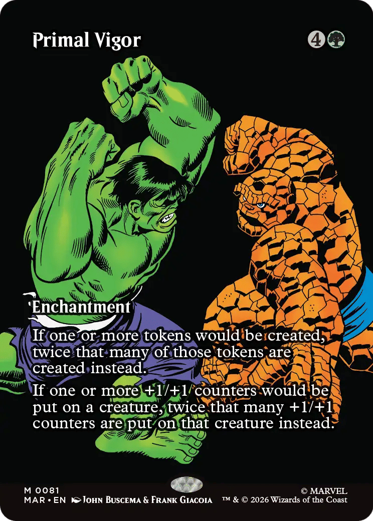 Primal Vigor — Marvel Universe — Magic: The Gathering