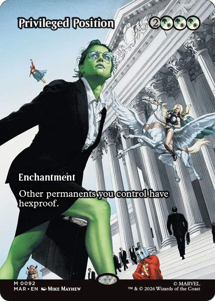 Privileged Position — Marvel Universe — Magic: The Gathering
