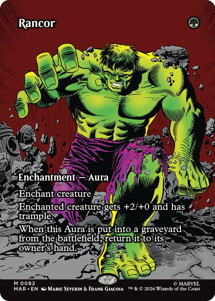 Rancor — Marvel Universe — Magic: The Gathering