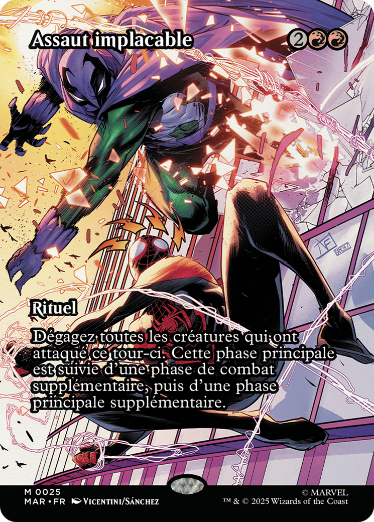Assaut implacable — Marvel Universe — Magic: The Gathering