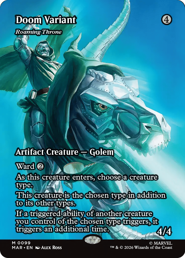 Roaming Throne — Marvel Universe — Magic: The Gathering