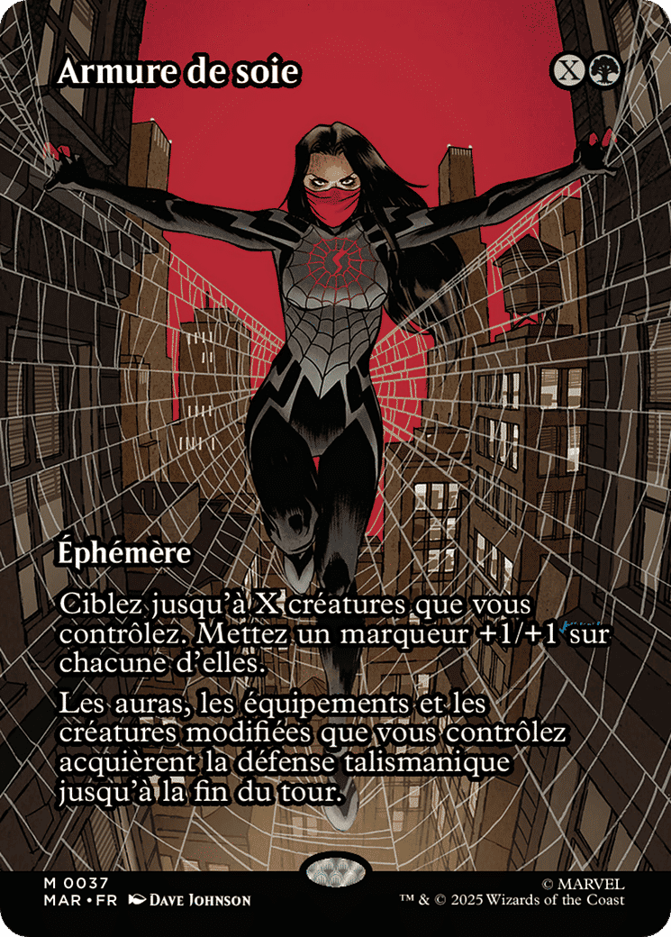 Armure de soie — Marvel Universe — Magic: The Gathering
