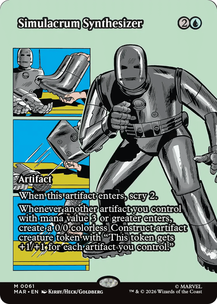Simulacrum Synthesizer — Marvel Universe — Magic: The Gathering