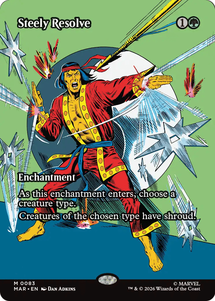 Steely Resolve — Marvel Universe — Magic: The Gathering