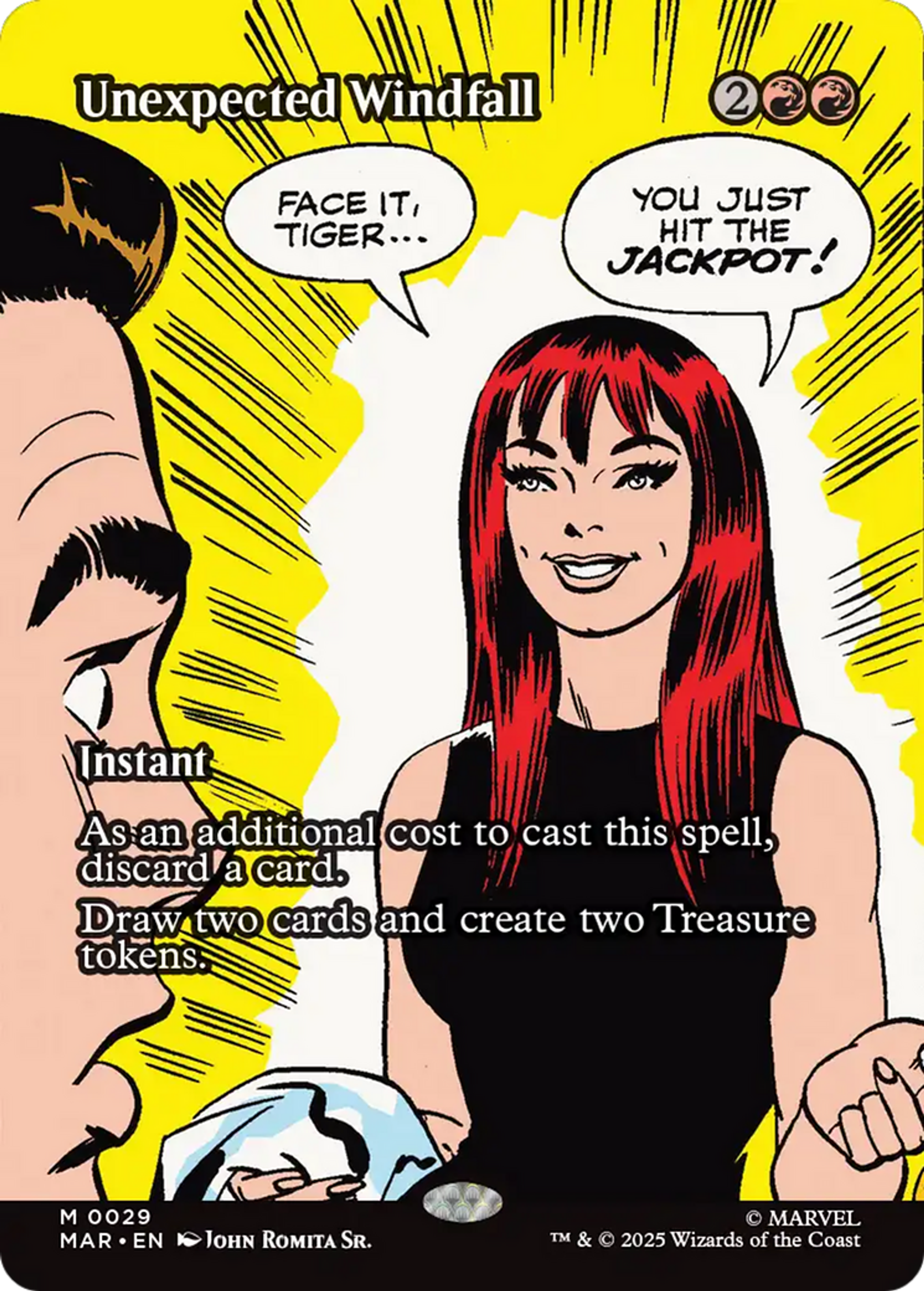 Unexpected Windfall — Marvel Universe — Magic: The Gathering